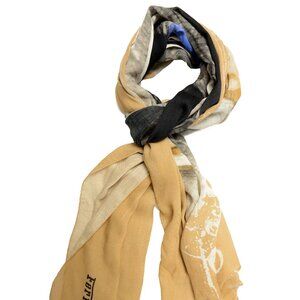 Scuderia Ferrari Tan and Black Scarf